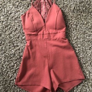Fuschia romper